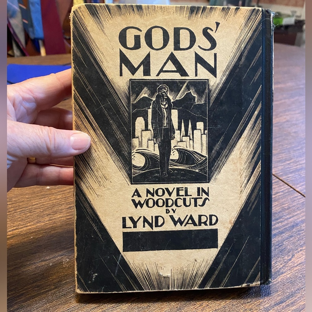 RARE!! Gods’ Man, A Novel in Woodcuts. 1930, By Lyn Ward. Stunning art inside